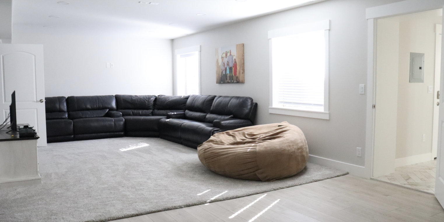 custom basement and renovation in lindon by pro worx construction